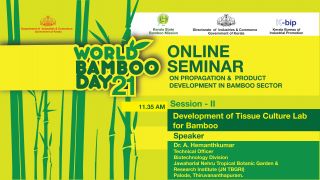 World Bamboo Day 2021-Online Seminar on Propogation & Product Development in Bamboo Sector
