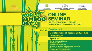 World Bamboo Day 2021-Online Seminar on Propogation and Product Development in Bamboo Sector